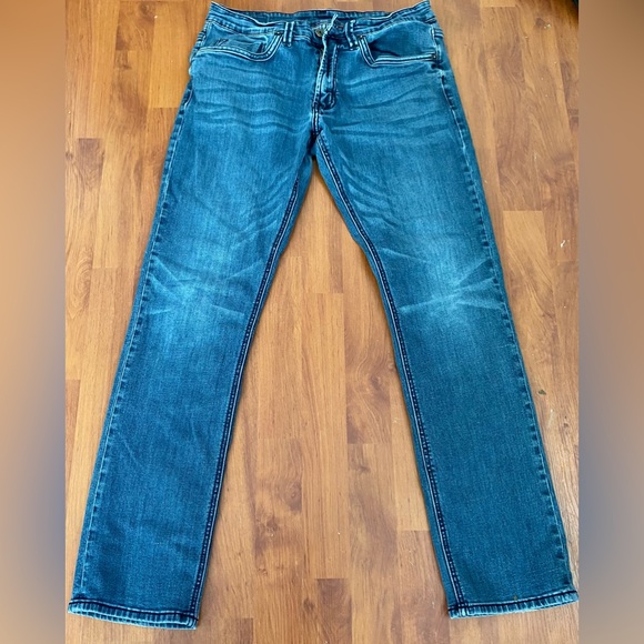 Slim Ash Buffalo Jeans Sanded Blue - Picture 4 of 4